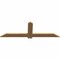 Ekena Millwork Eugene Smooth Timber Gable Bracket, Western Red Cedar, 72"W x 24"H x 1 1/2"D x 5 1/2"F, 8/12 Pitch GBW072X24X0206EUG00SWR - alternate 3